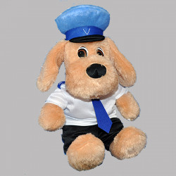 Pluszowy Pies Policjant 30 cm